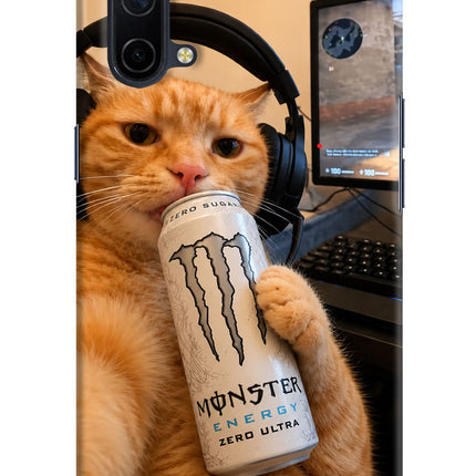 Gamer Cat Energy Oneplus Nord CE 5G Hard Case Back Cover by Casekaro