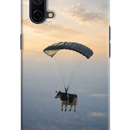 Skydiving Cow Oneplus Nord CE 5G Hard Case Back Cover by Casekaro