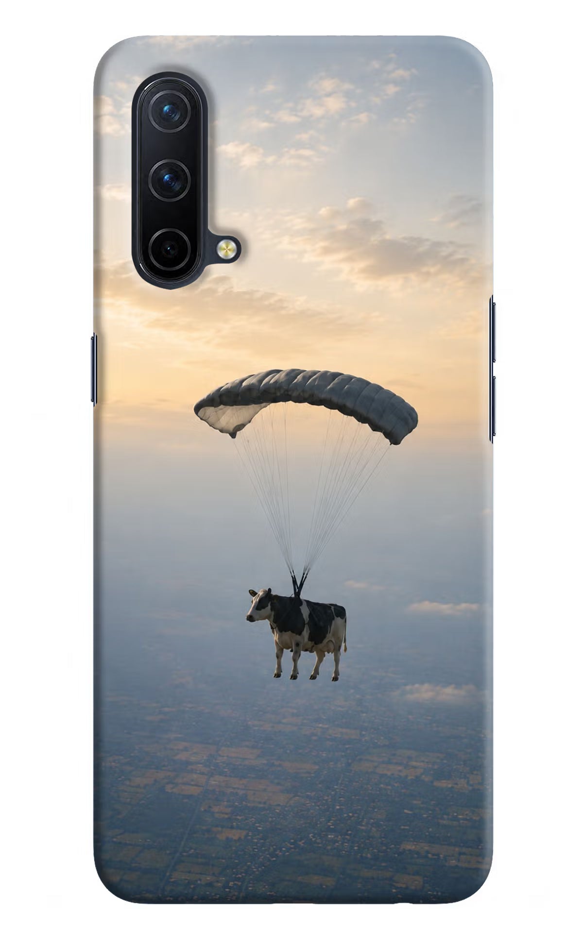 Skydiving Cow Oneplus Nord CE 5G Back Cover