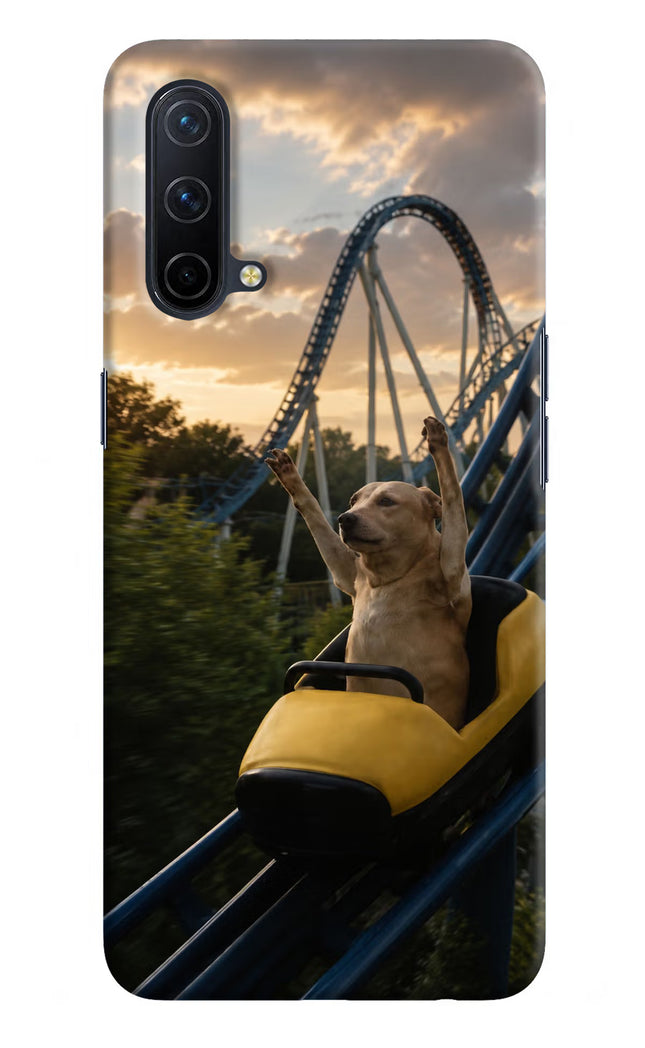 Rollercoaster Dog Oneplus Nord CE 5G Hard Case Back Cover by Casekaro