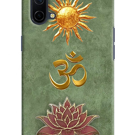 Om & Lotus Oneplus Nord CE 5G Back Cover