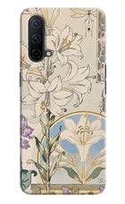 White Lily Oneplus Nord CE 5G Back Cover