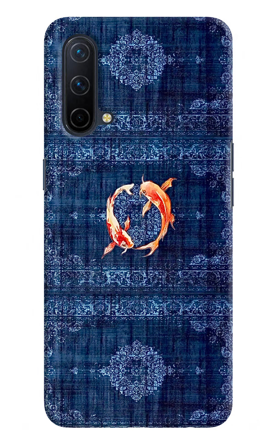 Koi Blue Oneplus Nord CE 5G Back Cover, Hard case