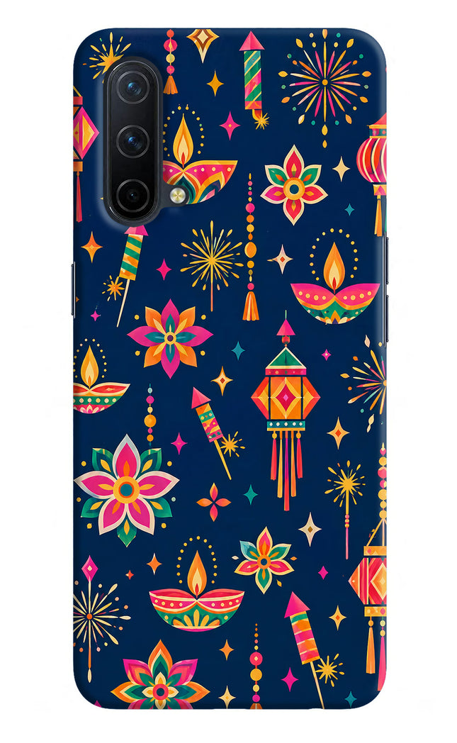 Festive Pop Oneplus Nord CE 5G Hard Case Back Cover by Casekaro