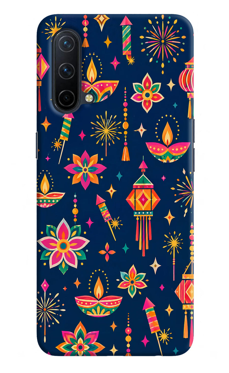 Festive Pop Oneplus Nord CE 5G Back Cover, Hard case