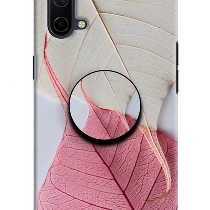 White Pink Leaf Oneplus Nord CE 5G Pop Case by Casekaro
