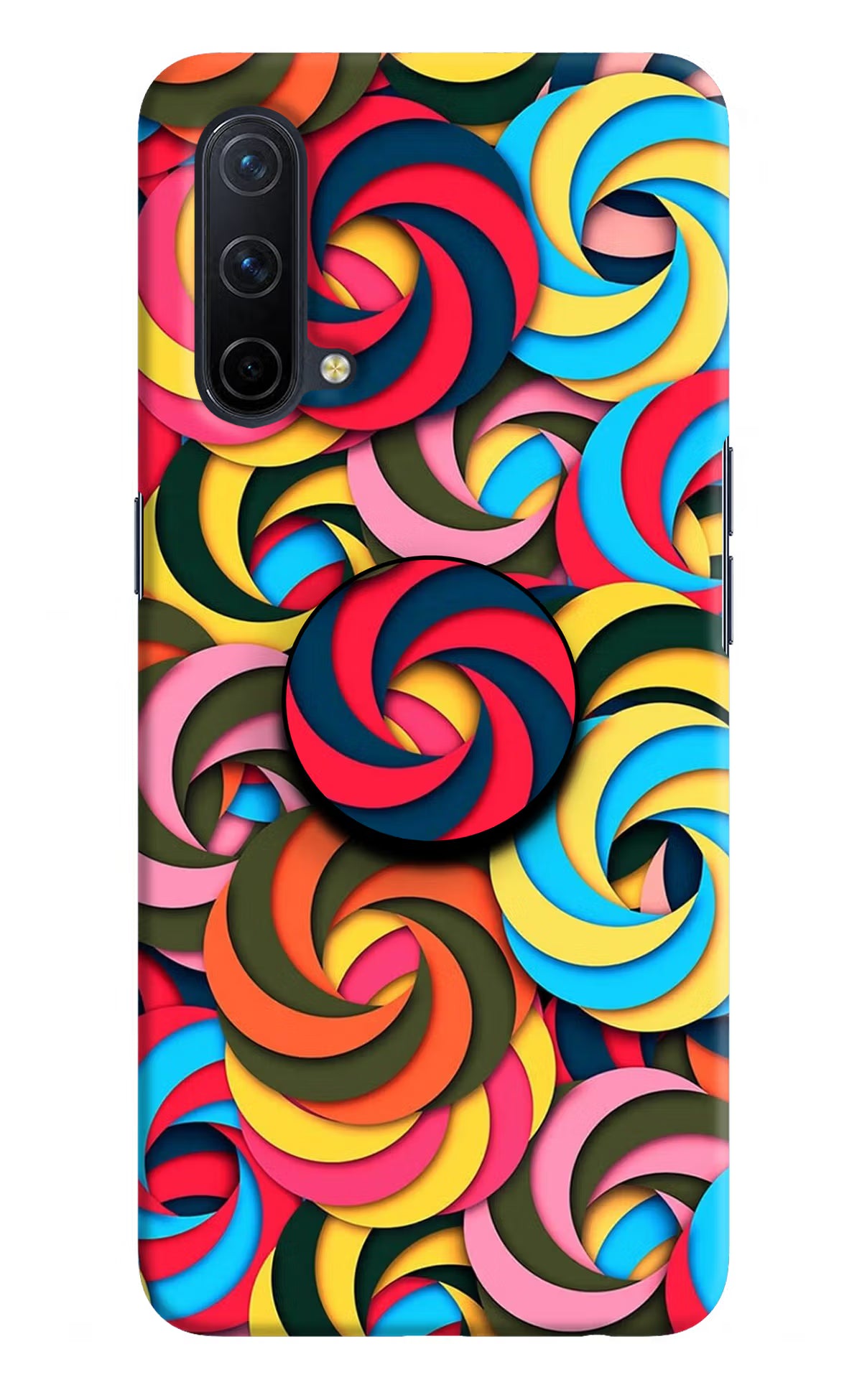 Spiral Pattern Oneplus Nord CE 5G Pop Case by Casekaro
