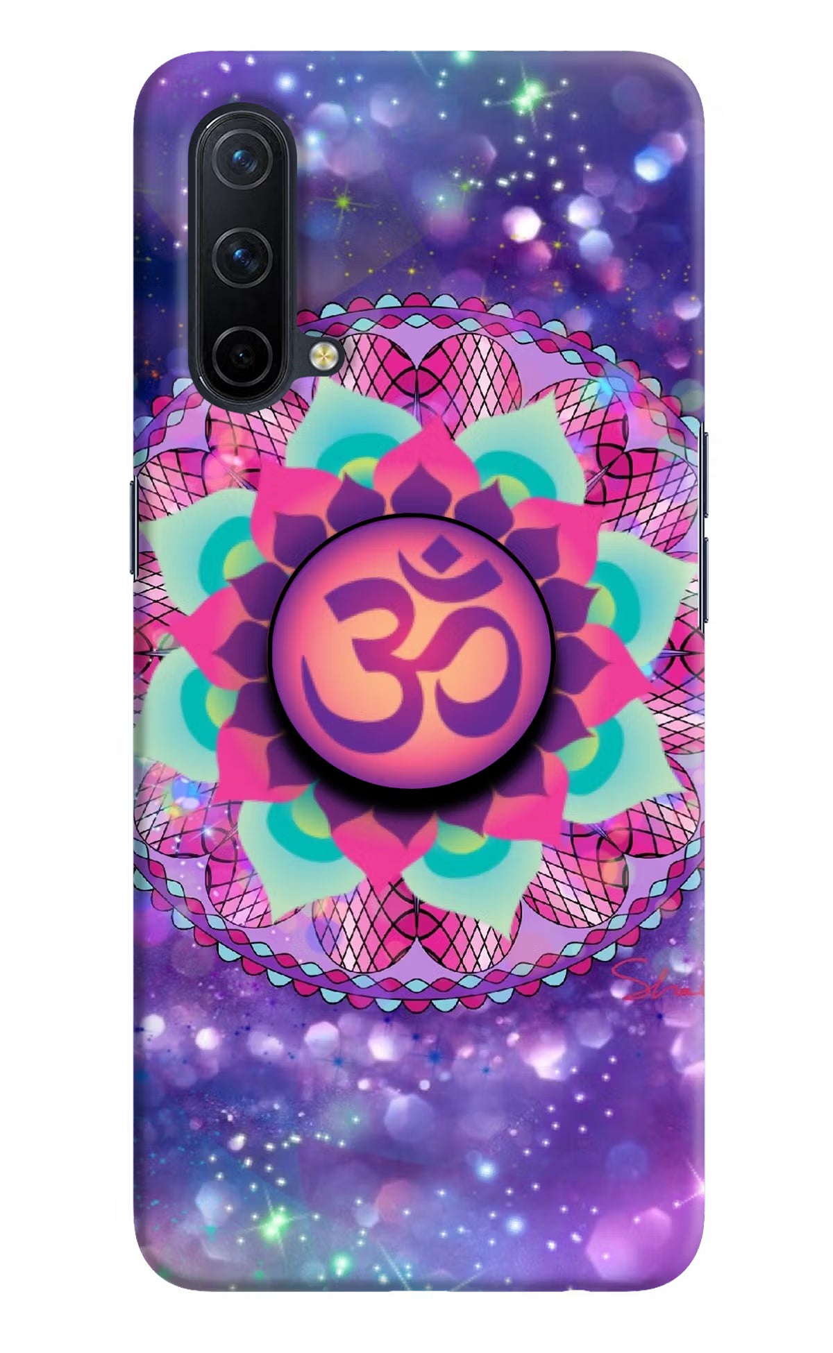 Om Purple Oneplus Nord CE 5G Pop Case by Casekaro