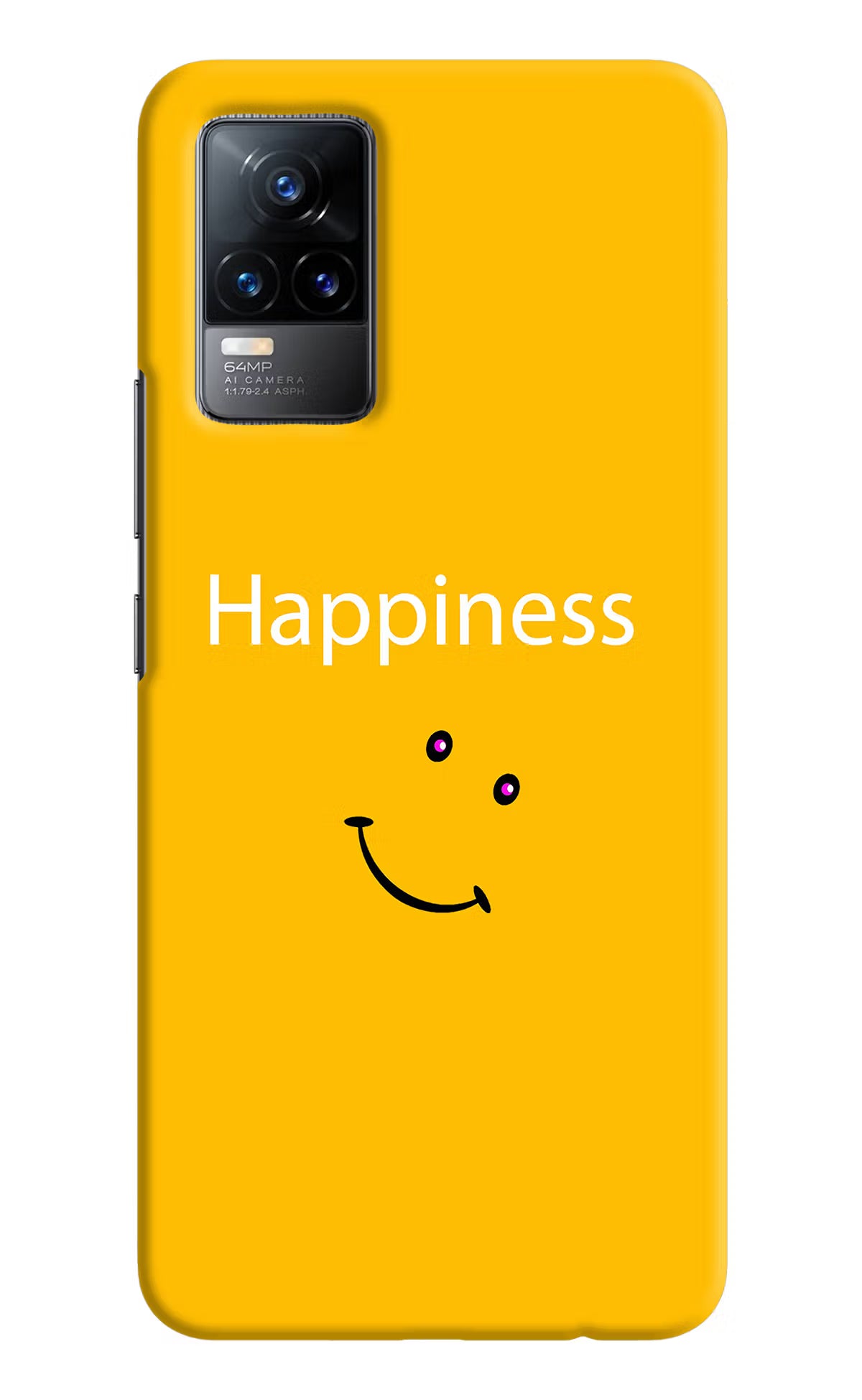 Happiness With Smiley Vivo Y73/V21E 4G Hard Case Back Cover by Casekaro
