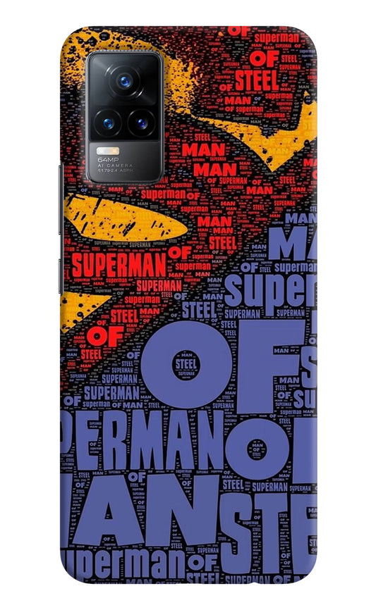 Superman Vivo Y73/V21E 4G Hard Case Back Cover by Casekaro