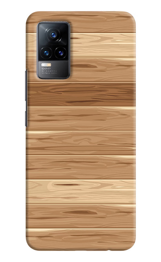 Wooden Vector Vivo Y73/V21E 4G Hard Case Back Cover by Casekaro