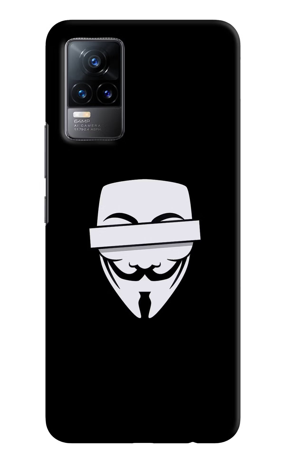 Anonymous Face Vivo Y73/V21E 4G Hard Case Back Cover by Casekaro