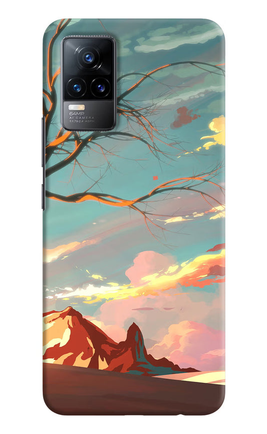 Scenery Vivo Y73/V21E 4G Hard Case Back Cover by Casekaro