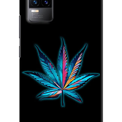 Weed Vivo Y73/V21E 4G Hard Case Back Cover by Casekaro