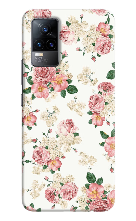 Flowers Vivo Y73/V21E 4G Hard Case Back Cover by Casekaro