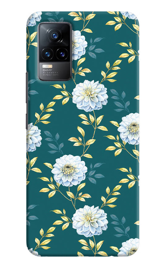 Flowers Vivo Y73/V21E 4G Hard Case Back Cover by Casekaro