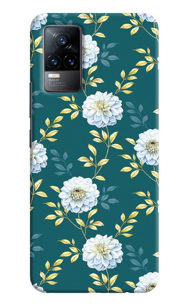 Flowers Vivo Y73/V21E 4G Hard Case Back Cover by Casekaro