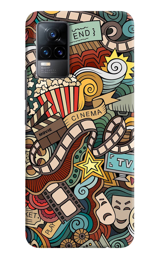 Cinema Abstract Vivo Y73/V21E 4G Hard Case Back Cover by Casekaro