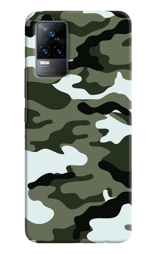Camouflage Vivo Y73/V21E 4G Hard Case Back Cover by Casekaro