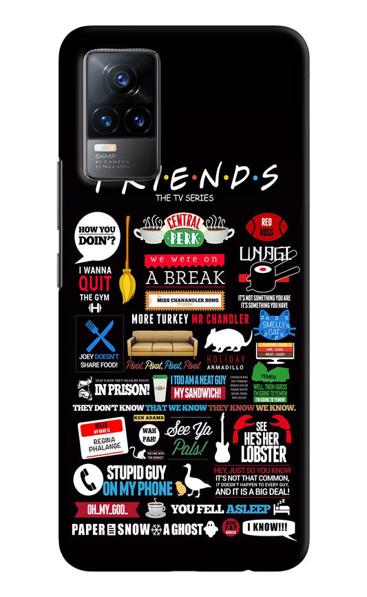 FRIENDS Vivo Y73/V21E 4G Hard Case Back Cover by Casekaro