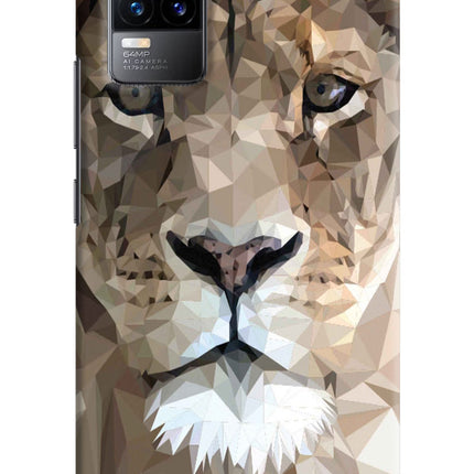 Lion Art Vivo Y73/V21E 4G Hard Case Back Cover by Casekaro