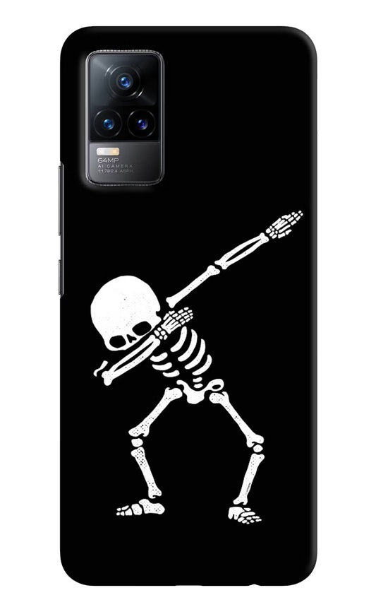 Dabbing Skeleton Art Vivo Y73/V21E 4G Hard Case Back Cover by Casekaro
