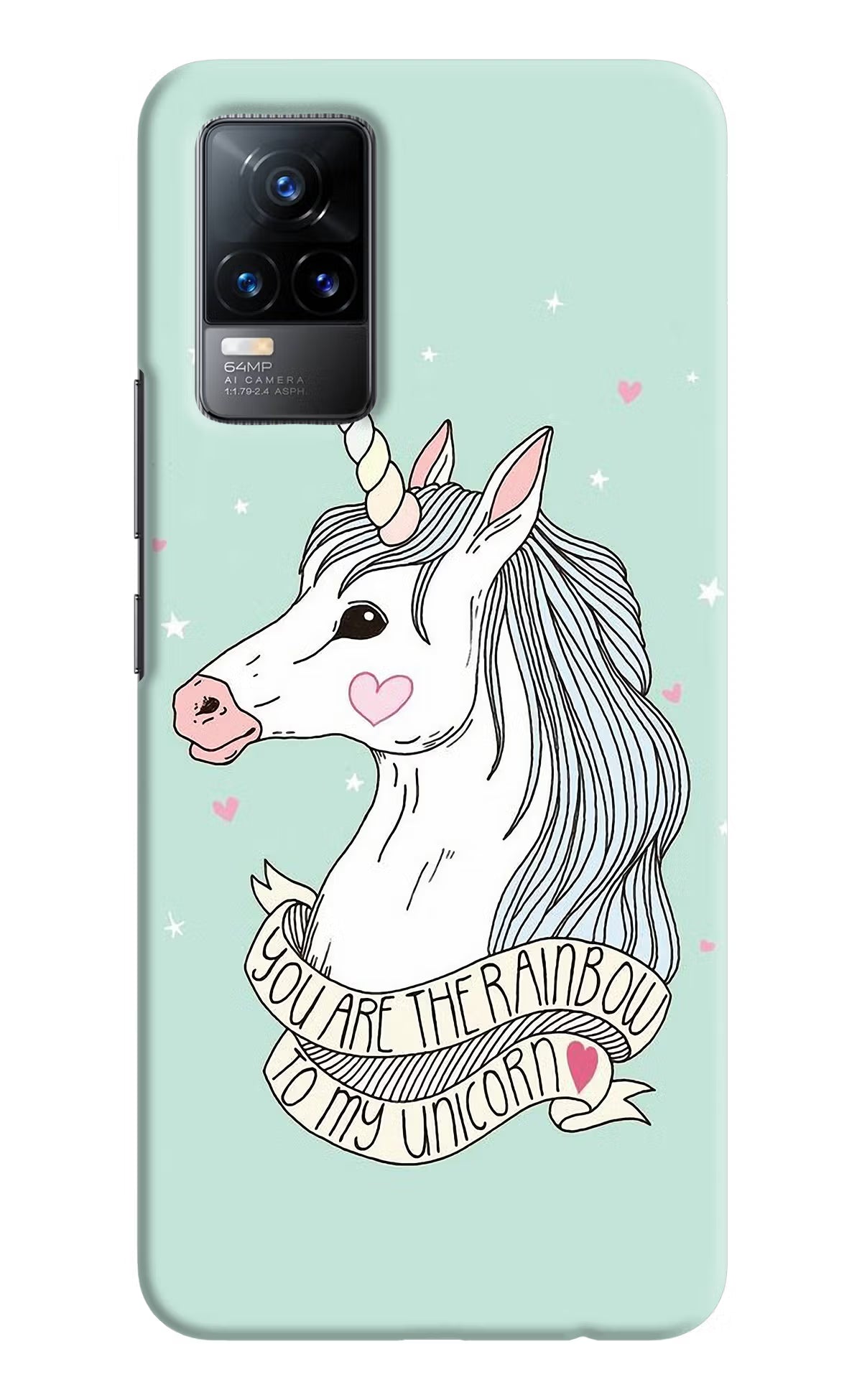 Unicorn Wallpaper Vivo Y73/V21E 4G Hard Case Back Cover by Casekaro