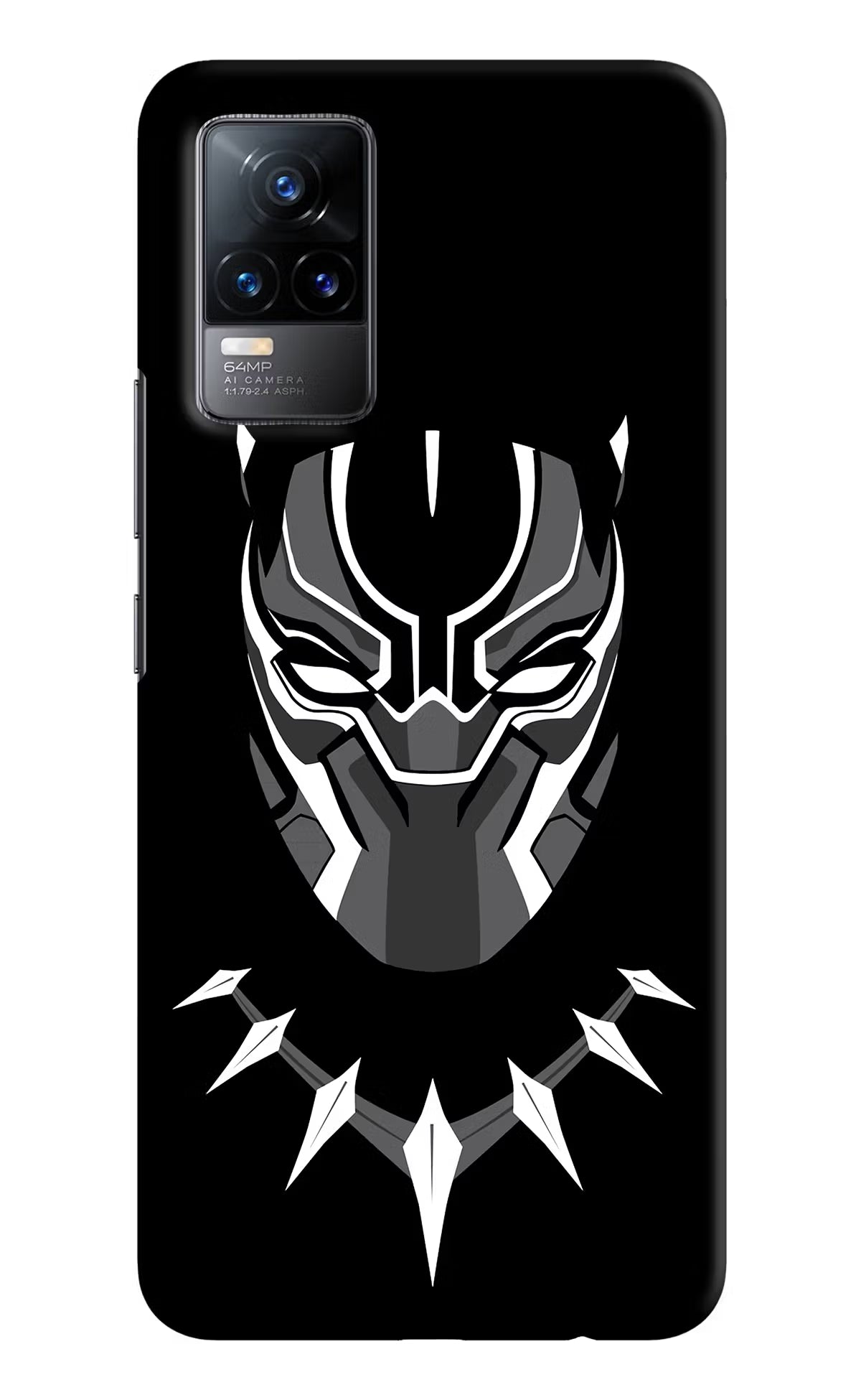 Black Panther Vivo Y73/V21E 4G Hard Case Back Cover by Casekaro