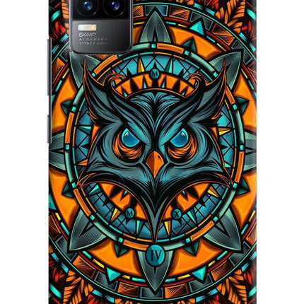 Angry Owl Art Vivo Y73/V21E 4G Hard Case Back Cover by Casekaro