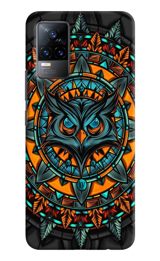 Angry Owl Art Vivo Y73/V21E 4G Hard Case Back Cover by Casekaro