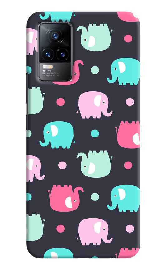 Elephants Vivo Y73/V21E 4G Hard Case Back Cover by Casekaro