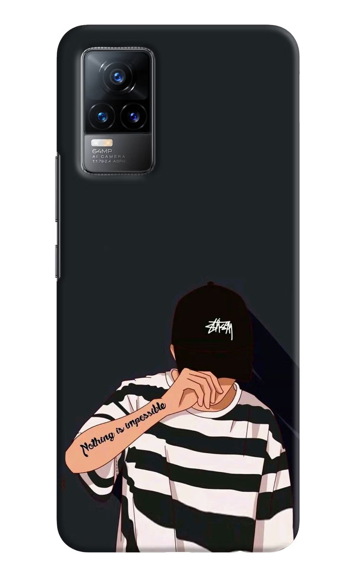 Aesthetic Boy Vivo Y73/V21E 4G Hard Case Back Cover by Casekaro