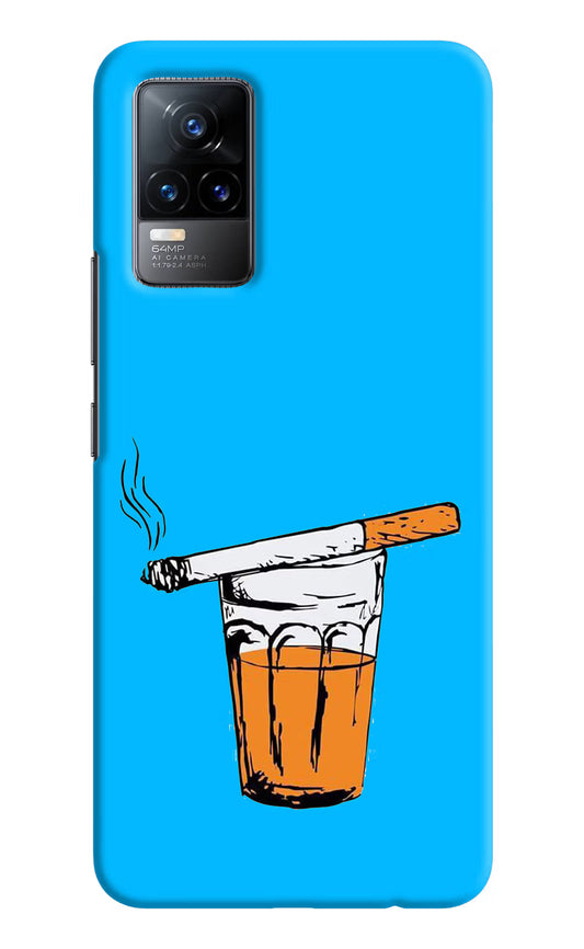Chai Sutta Vivo Y73/V21E 4G Hard Case Back Cover by Casekaro