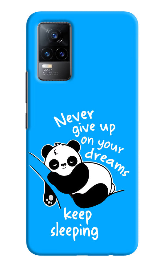 Keep Sleeping Vivo Y73/V21E 4G Hard Case Back Cover by Casekaro