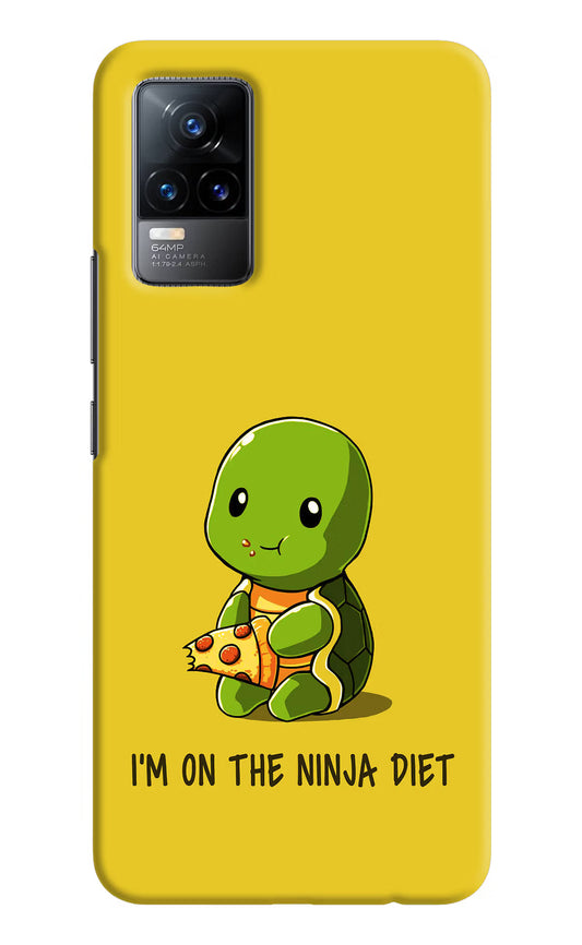 I'm on Ninja Diet Vivo Y73/V21E 4G Hard Case Back Cover by Casekaro