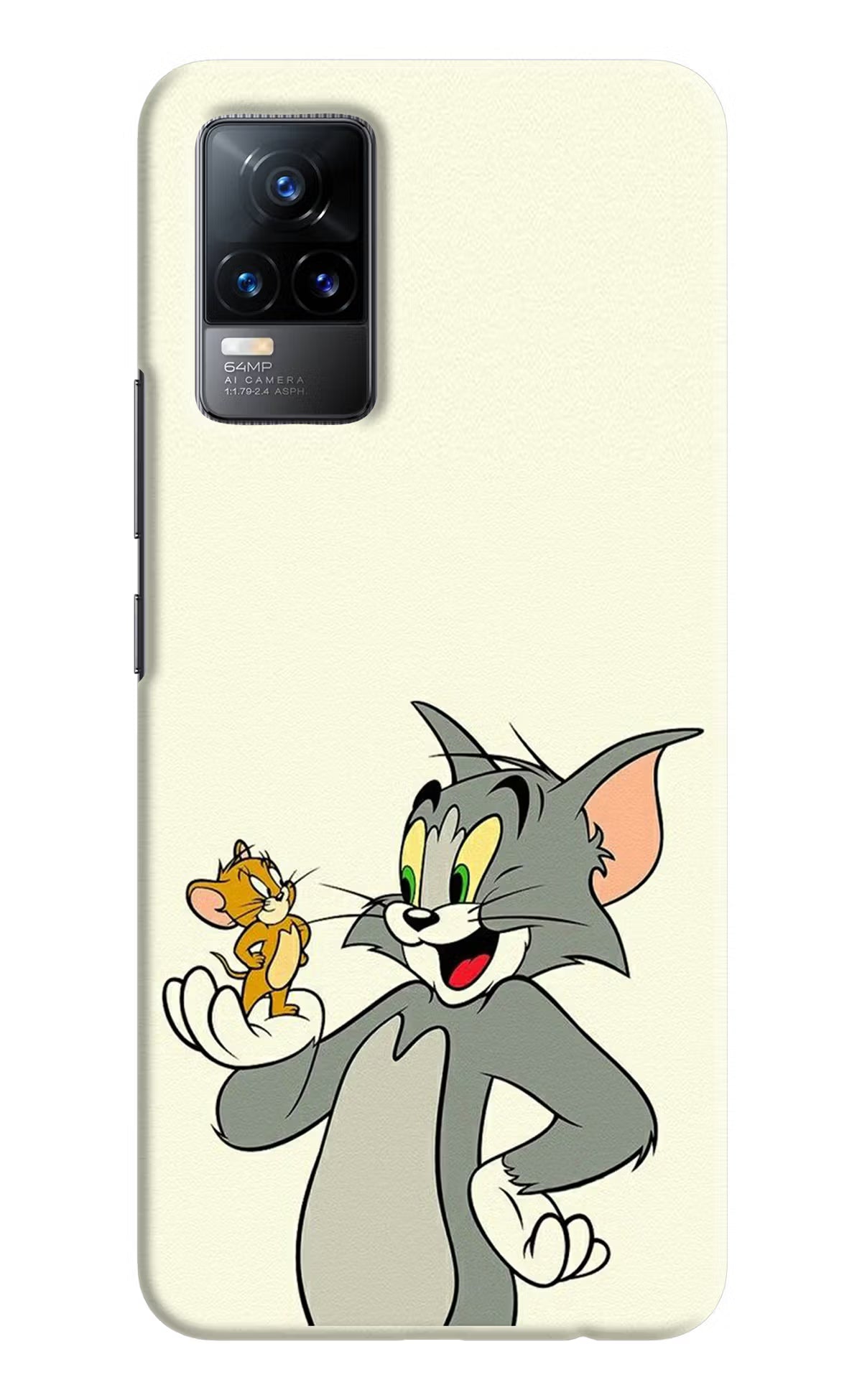 Tom & Jerry Vivo Y73/V21E 4G Hard Case Back Cover by Casekaro