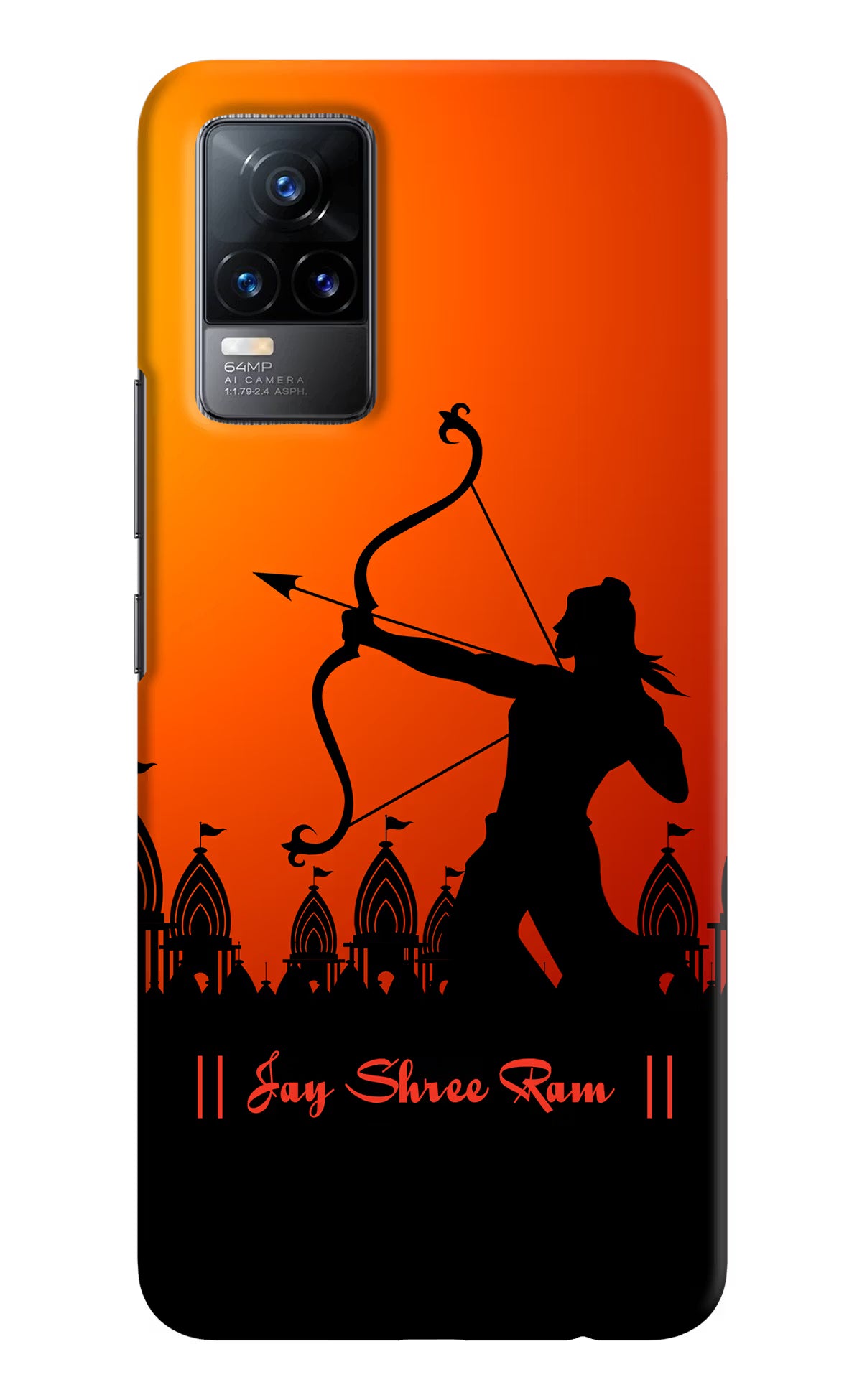 Lord Ram - 4 Vivo Y73/V21E 4G Hard Case Back Cover by Casekaro