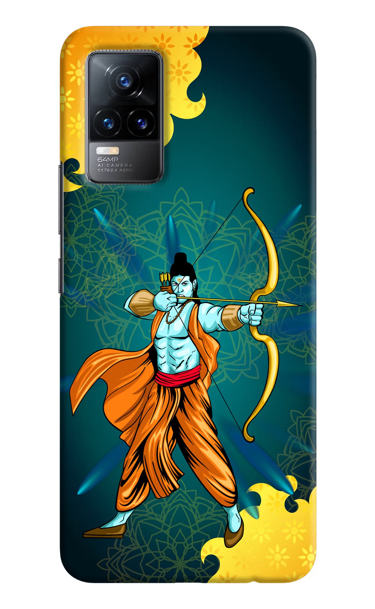 Lord Ram - 6 Vivo Y73/V21E 4G Hard Case Back Cover by Casekaro
