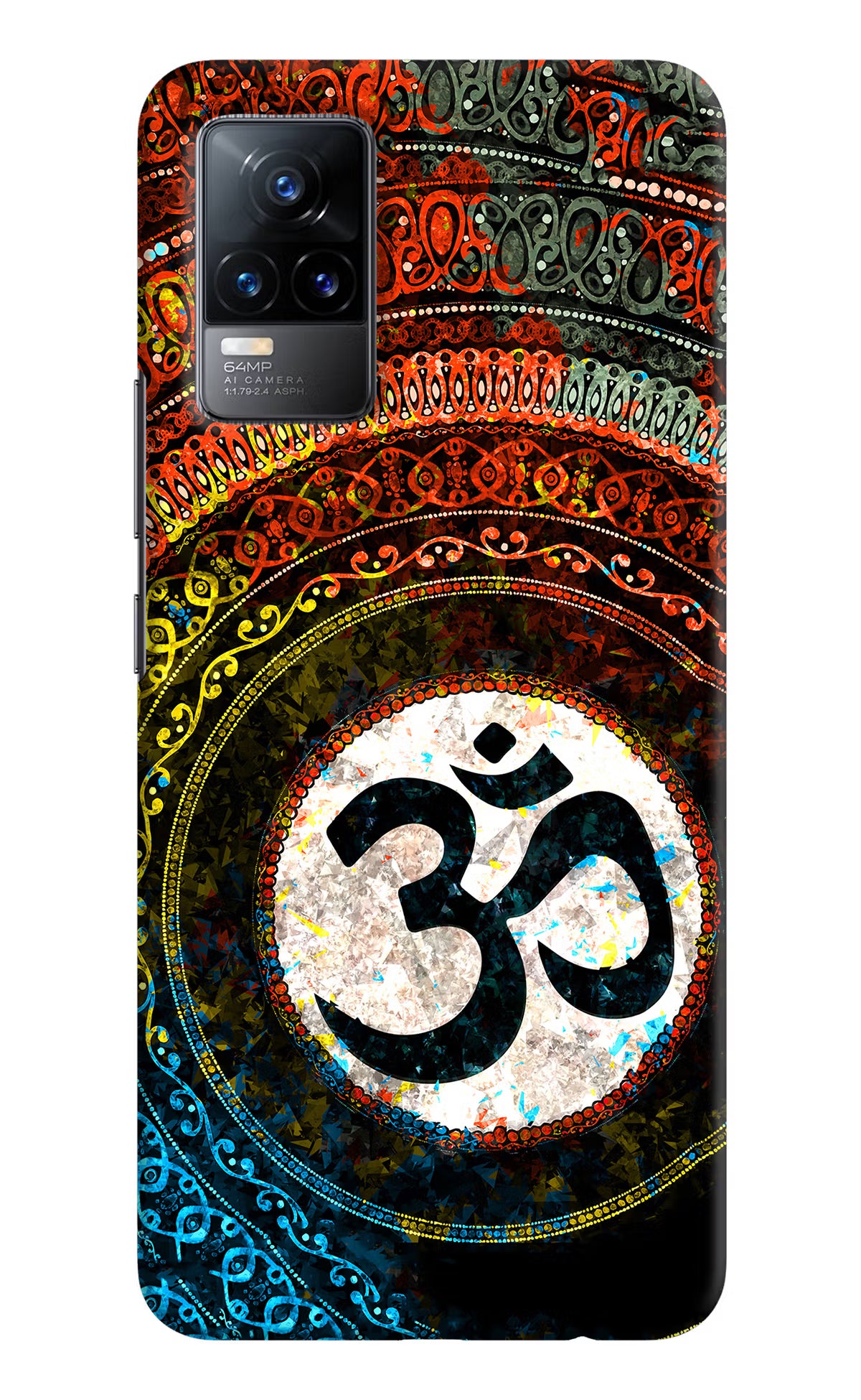 Om Cultural Vivo Y73/V21E 4G Hard Case Back Cover by Casekaro