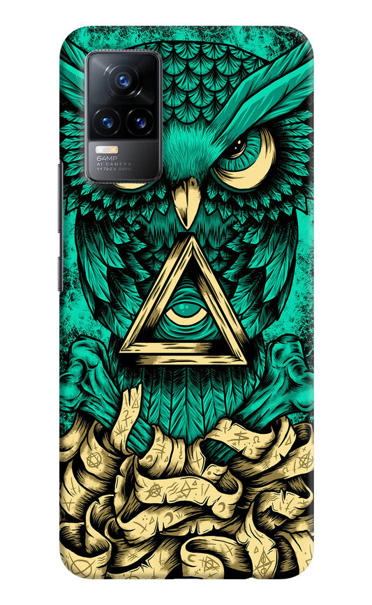 Green Owl Vivo Y73/V21E 4G Hard Case Back Cover by Casekaro