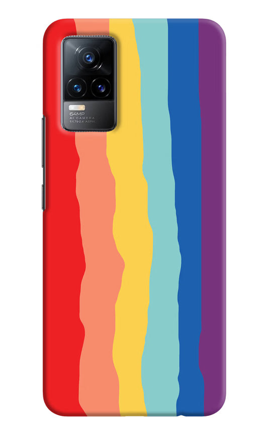 Rainbow Vivo Y73/V21E 4G Hard Case Back Cover by Casekaro