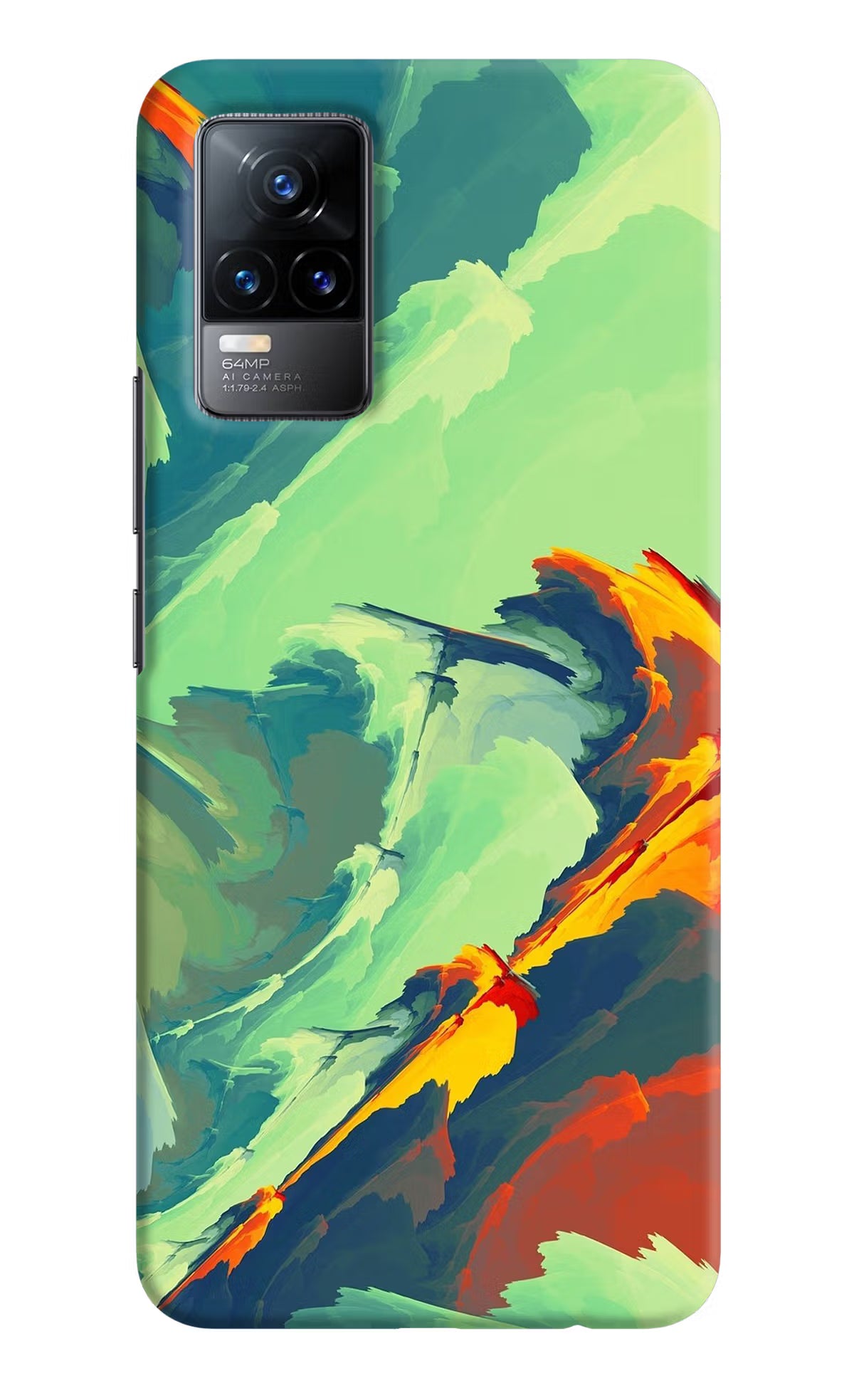 Paint Art Vivo Y73/V21E 4G Hard Case Back Cover by Casekaro