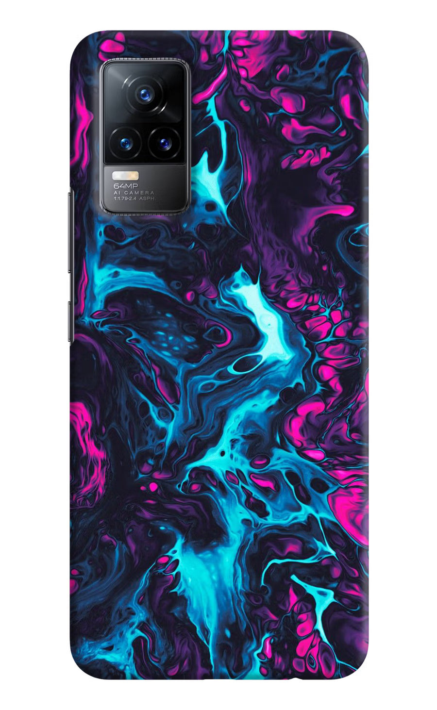 Abstract Vivo Y73/V21E 4G Back Cover, Hard case
