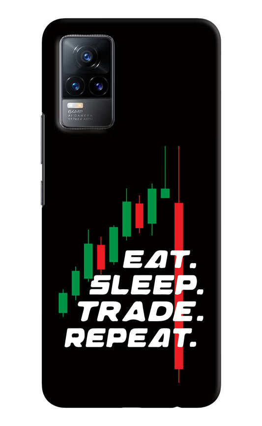 Eat Sleep Trade Repeat Vivo Y73/V21E 4G Hard Case Back Cover by Casekaro