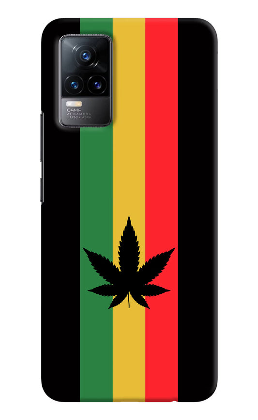 Weed Flag Vivo Y73/V21E 4G Hard Case Back Cover by Casekaro