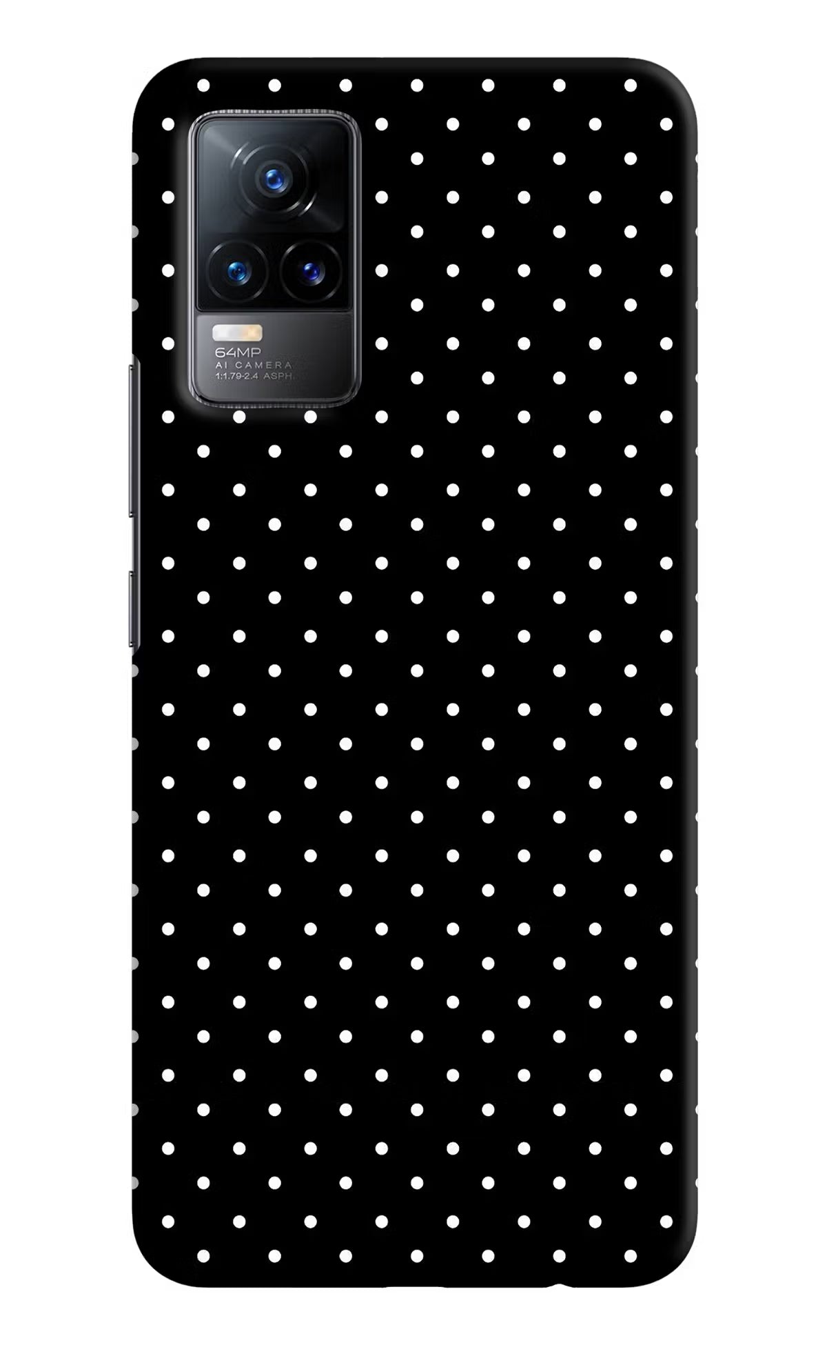 White Dots Vivo Y73/V21E 4G Hard Case Back Cover by Casekaro