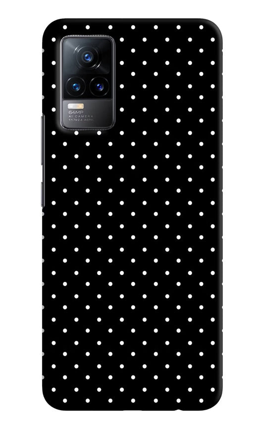 White Dots Vivo Y73/V21E 4G Hard Case Back Cover by Casekaro