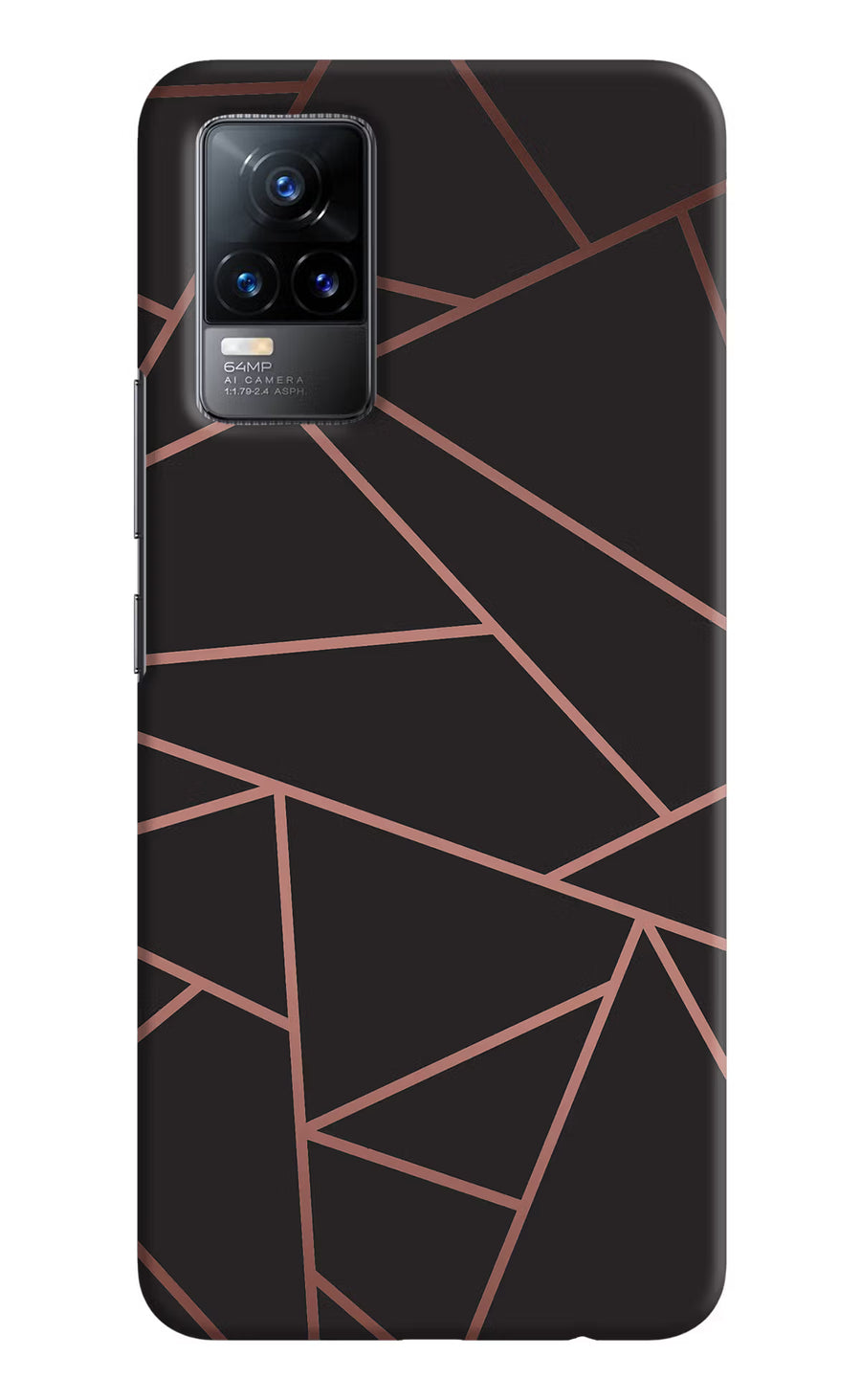 Geometric Pattern Vivo Y73/V21E 4G Back Cover, Hard case