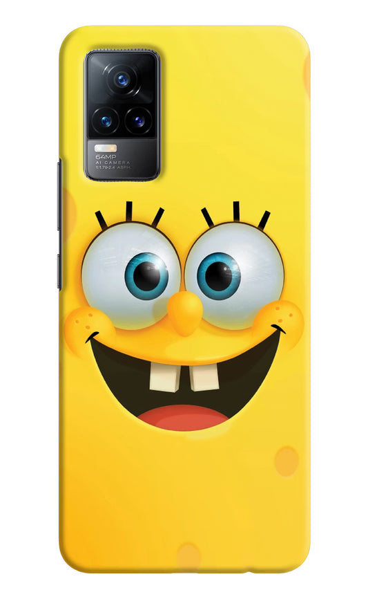 Sponge 1 Vivo Y73/V21E 4G Hard Case Back Cover by Casekaro