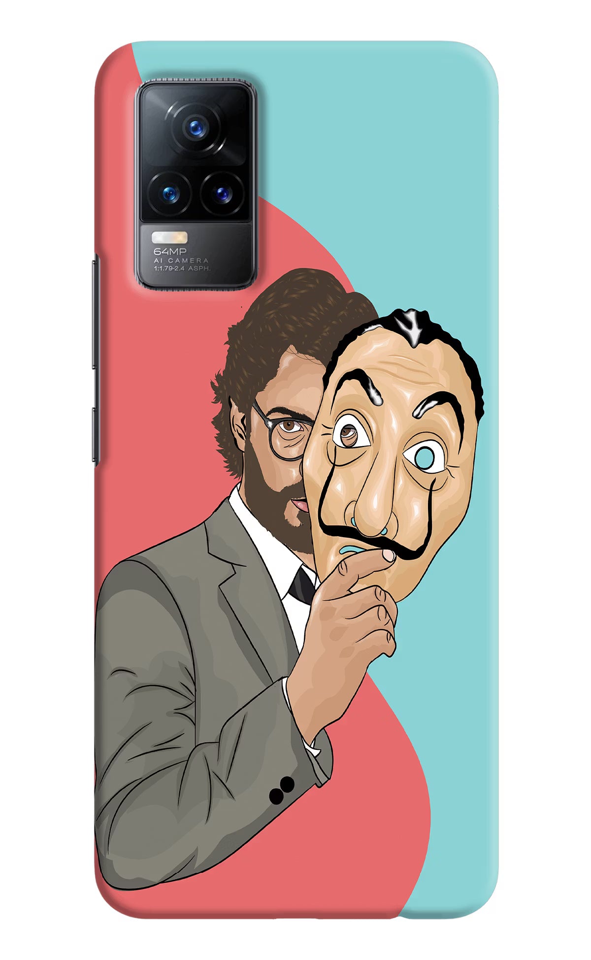 Professor Vivo Y73/V21E 4G Hard Case Back Cover by Casekaro